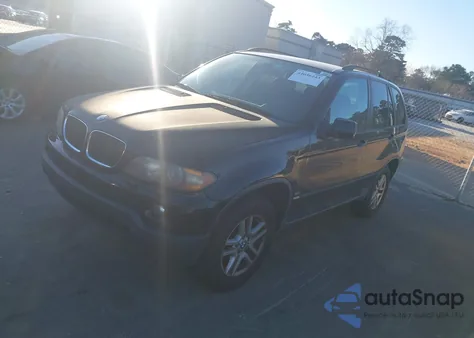 2005 BMW X5 3.0I z USA, uszkodzony, nr VIN 5UXFA13545LU48587